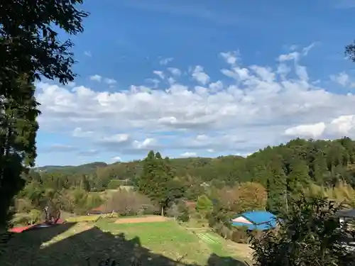 面足神社の景色