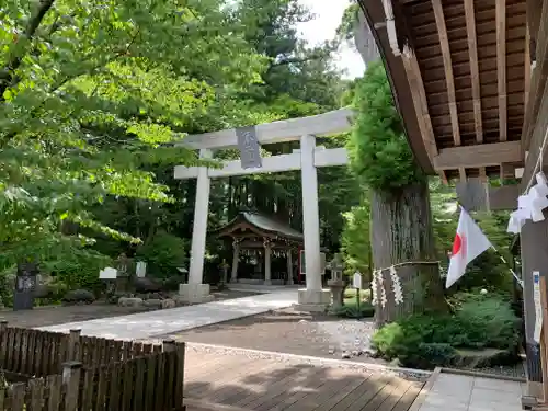 富士山東口本宮 冨士浅間神社の鳥居