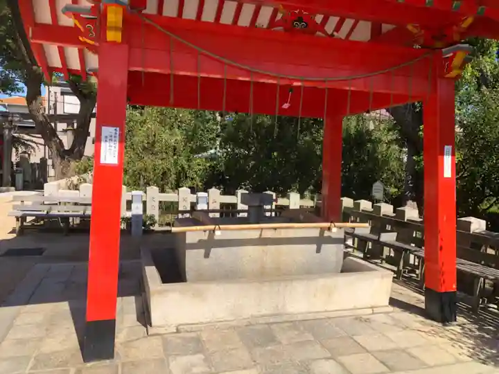 綱敷天満宮の手水舎