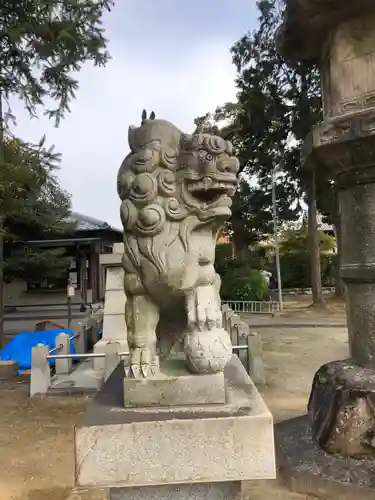 大神神社（花池）の狛犬