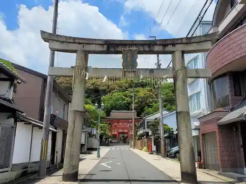 長等神社の鳥居