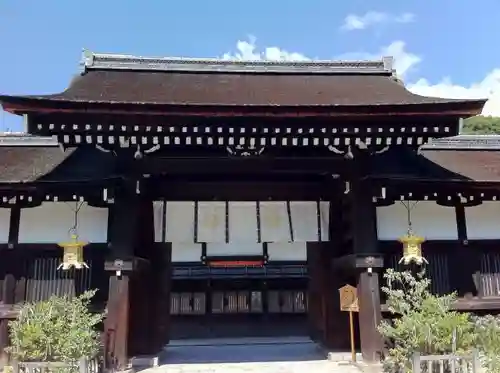 賀茂御祖神社（下鴨神社）の山門