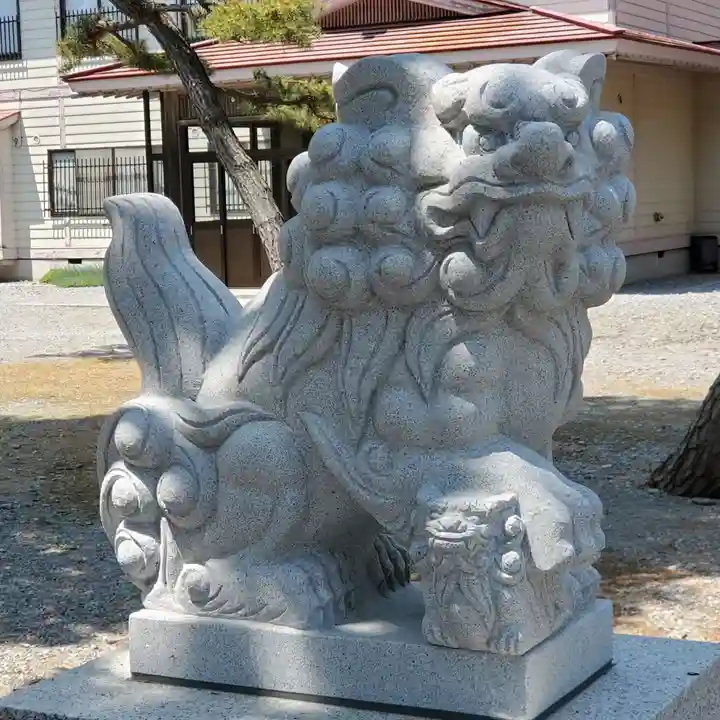 上磯八幡宮の狛犬