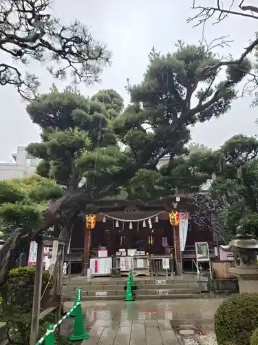 鳩森八幡神社の本殿・本堂