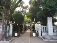 神明氷川神社の鳥居