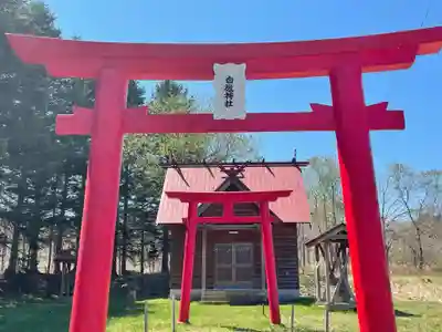 沼尻白旗神社の鳥居