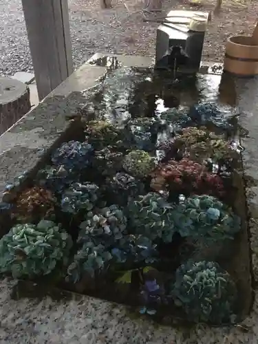 栗沢神社の手水舎