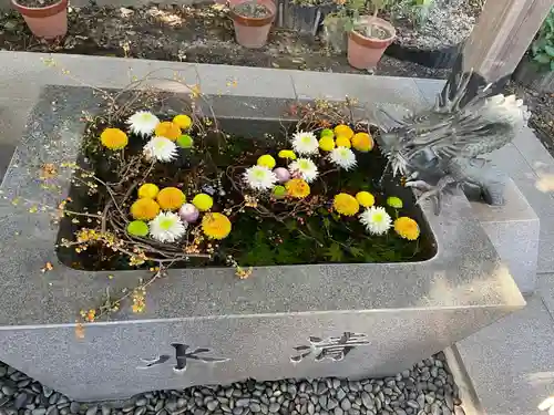 東海市熊野神社の手水舎