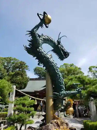 田村神社の狛犬