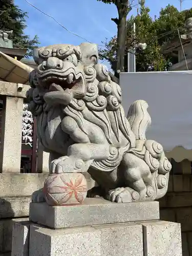 尾久八幡神社の狛犬