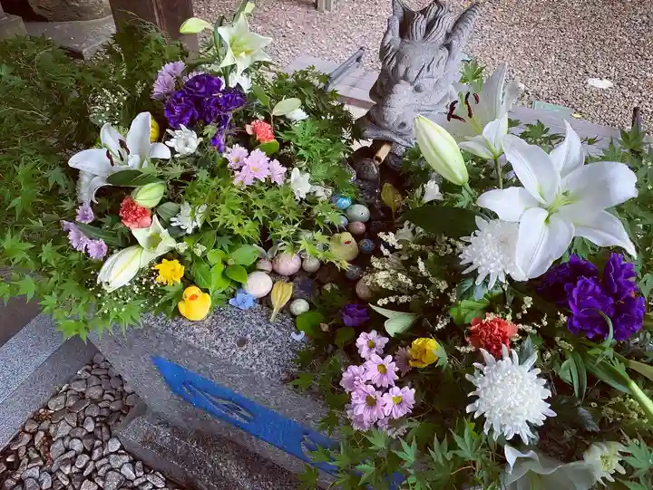 滑川神社 - 仕事と子どもの守り神の手水舎