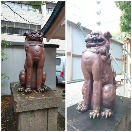 坐摩神社の狛犬