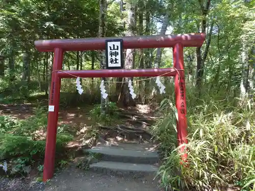 新屋山神社奥宮の鳥居