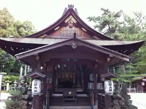 建部神社の本殿・本堂