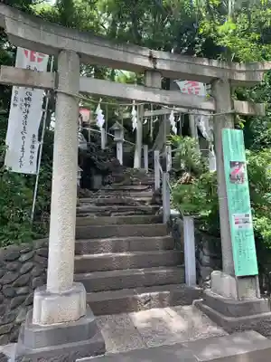 多摩川浅間神社の鳥居