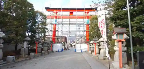 正ノ木稲荷 稲積神社の鳥居