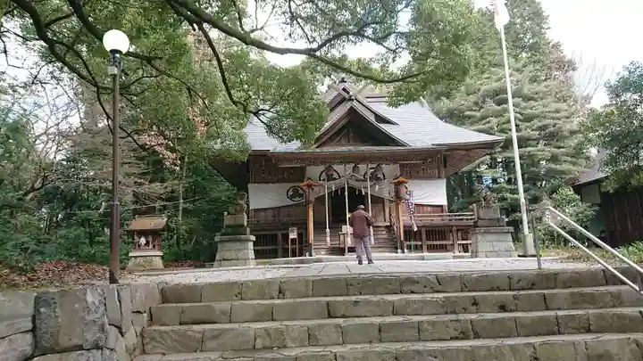 阿伎留神社の本殿・本堂