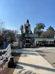 大前神社の像