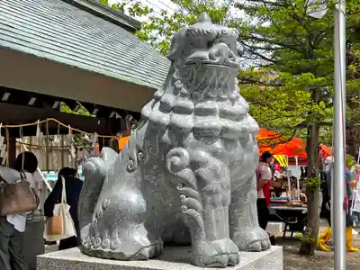北海道神宮頓宮の狛犬