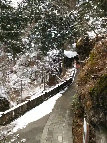 榛名神社の景色