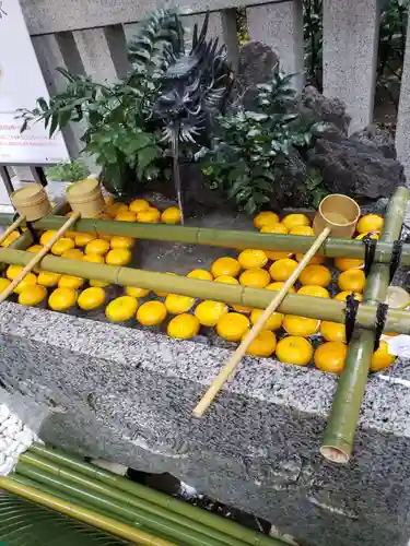 福徳神社（芽吹稲荷）の手水舎