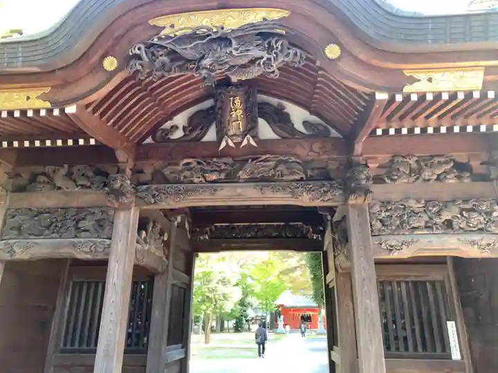 小野神社の山門・神門