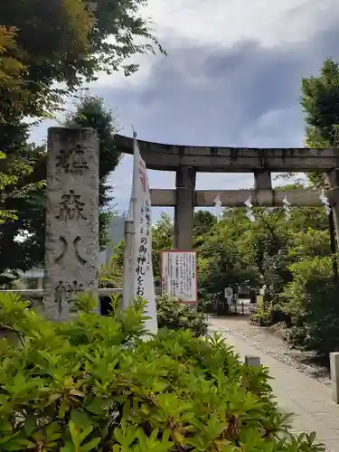 鳩森八幡神社の鳥居