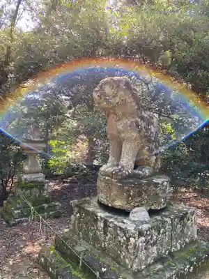 倉吉八幡宮の狛犬