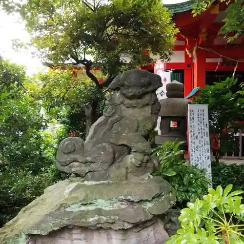 大島稲荷神社の狛犬