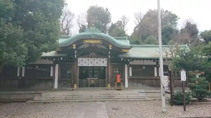 白金氷川神社の本殿・本堂