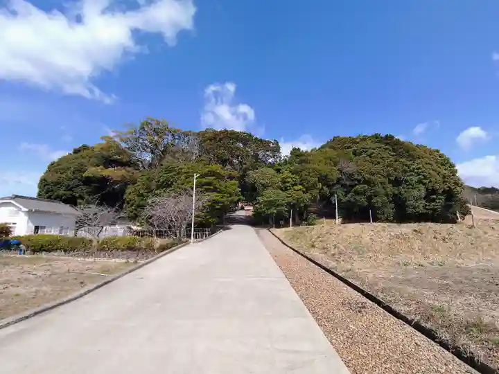 鳥羽神明社の自然
