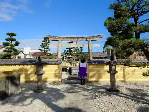 松應寺の鳥居