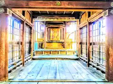 八幡社の本殿・本堂