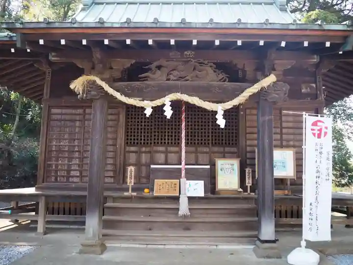 野津田神社の本殿・本堂