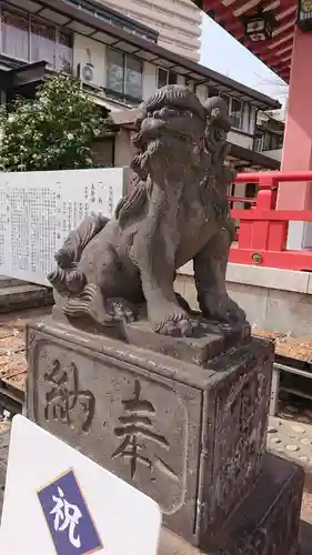 越谷香取神社の狛犬