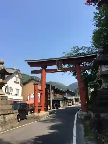 岡太神社・大瀧神社の鳥居