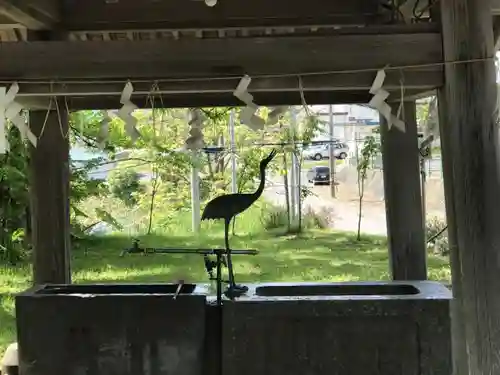 釧路一之宮 厳島神社の手水