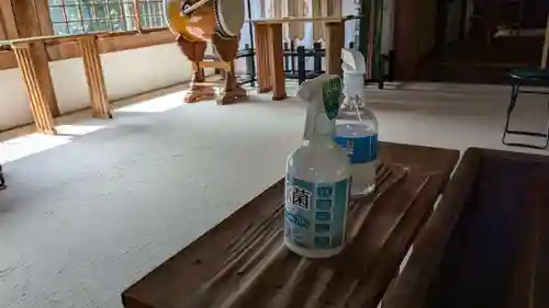 雨龍神社の感染症対策