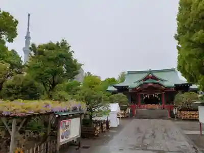 亀戸天神社の本殿・本堂