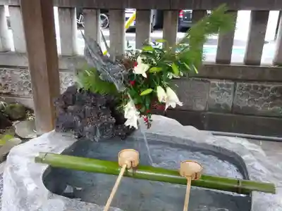 三島神社の手水舎