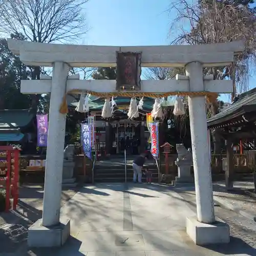 川越八幡宮の鳥居