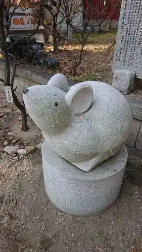 綱敷天満神社の狛犬