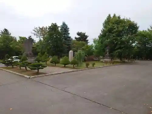 美瑛神社の庭園