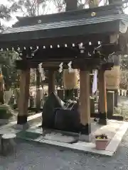 山中諏訪神社の手水