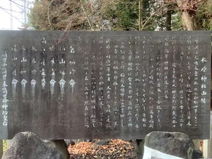 松原神社の歴史