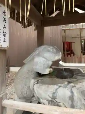 調神社の手水舎