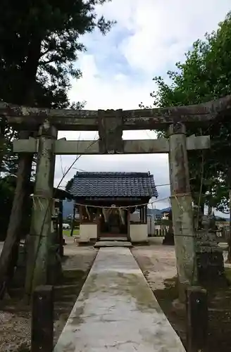 砂原阿蘇神社の鳥居