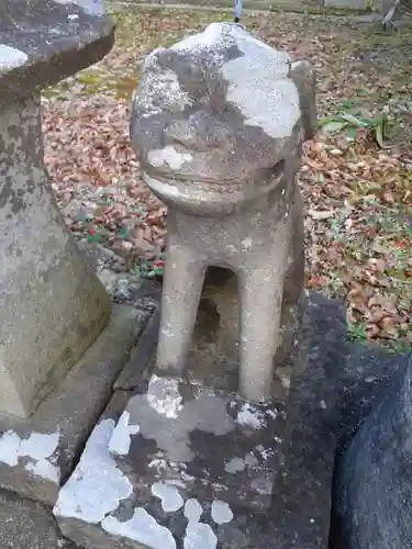 荒雄川神社の狛犬