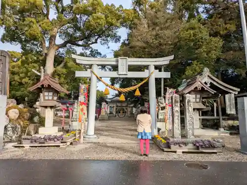 都波岐奈加等神社の鳥居