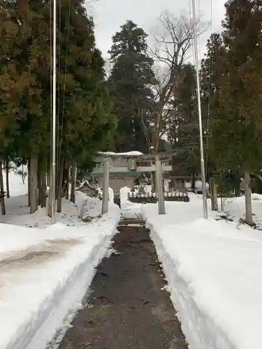 広瀬神社の鳥居